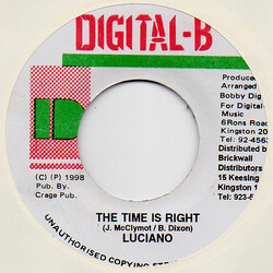 Luciano (2) The Time Is Right USED VINYL 7INCH 45 RPM