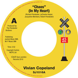 Vivian Copeland / The Poindexter Brothers Chaos (In my Heart) / What I Did In The Streets USED VINYL 7INCH 45 RPM REISSUE STEREO