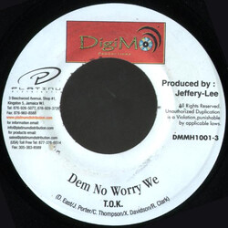 T.O.K. / Jah B / Marcellas Dem No Worry We / Now Is The Time USED VINYL 7INCH 45 RPM