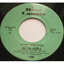 All The People / Robert Moore (3) Cramp Your Style / Whatcha Gonna Do About It USED VINYL 7INCH 45 RPM REPRESS