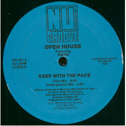 Open House / Pace (2) Keep With The Pace USED VINYL 12INCH 33 S RPM