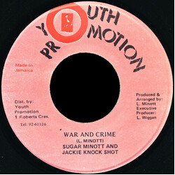 Sugar Minott / Jackie Knock Shot War And Crime USED VINYL 7INCH 45 RPM