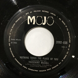 Toussaint McCall Nothing Takes The Place Of You USED VINYL 7INCH SINGLE
