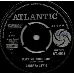 Barbara Lewis Make Me Your Baby USED VINYL 7INCH SINGLE 45 RPM