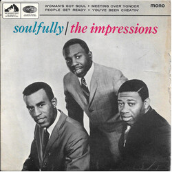The Impressions Soulfully USED VINYL 7INCH EP 45 RPM