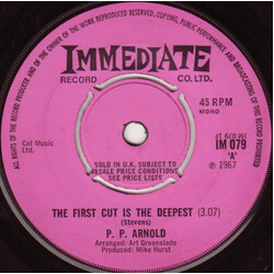 P.P. Arnold The First Cut Is The Deepest USED VINYL 7INCH 45 RPM SINGLE REISSUE MONO