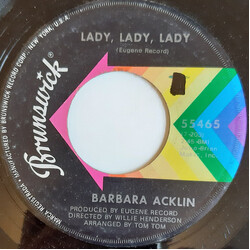 Barbara Acklin Lady, Lady, Lady / Stop Look And Listen USED VINYL 7INCH 45 RPM SINGLE