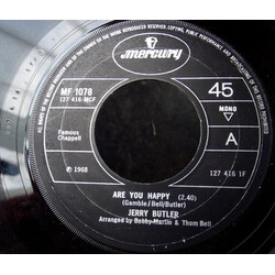 Jerry Butler Are You Happy USED VINYL 7INCH 45 RPM