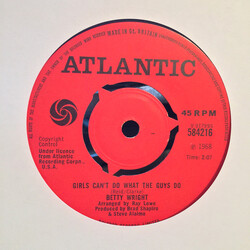 Betty Wright Girls Can't Do What The Guys Do USED VINYL 7INCH 45 RPM SINGLE