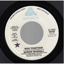 Bernie Worrell Woo Together USED VINYL 7INCH 45 RPM PROMO STYRENE STEREO MONO