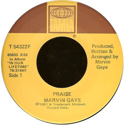 Marvin Gaye Praise USED VINYL 7INCH 45 RPM