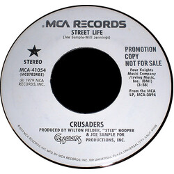 The Crusaders Street Life USED VINYL 7INCH 45 RPM SINGLE PROMO STEREO