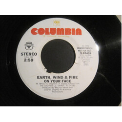 Earth, Wind & Fire On Your Face USED VINYL 7INCH 45 RPM PROMO