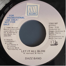 Dazz Band Let It All Blow USED VINYL 7INCH 45 RPM SINGLE PROMO