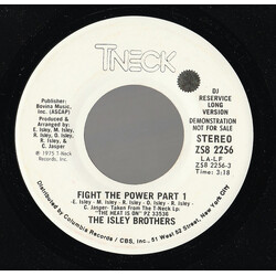The Isley Brothers Fight The Power Part 1 USED VINYL 7INCH 45 RPM SINGLE PROMO STEREO