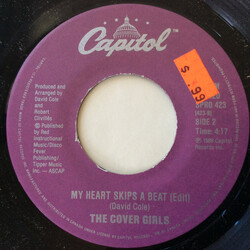 The Cover Girls My Heart Skips A Beat / My Heart Skips A Beat USED VINYL 7INCH 45 RPM