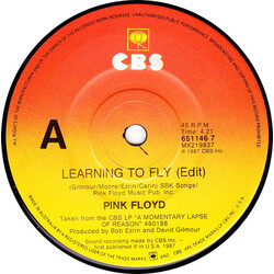 Pink Floyd Learning To Fly (Edit) USED VINYL 7INCH 45 RPM SINGLE