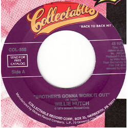Willie Hutch Brother's Gonna Work It Out / Slick USED VINYL 7INCH 45 RPM SINGLE REISSUE