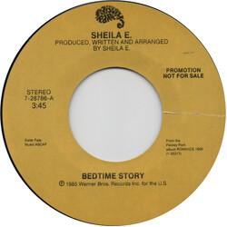 Sheila E. Bedtime Story USED VINYL 7INCH PROMO