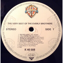 Everly Brothers The Very Best Of The Everly Brothers Vinyl LP USED