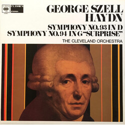 Joseph Haydn / The Cleveland Orchestra / George Szell Symphony No. 93 In D Major / Symphony No. 94 In G Major "Surprise" Vinyl LP USED