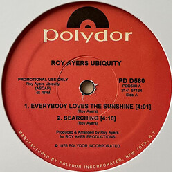 Roy Ayers Ubiquity Everybody Loves The Sunshine USED VINYL 12INCH MAXI-SINGLE