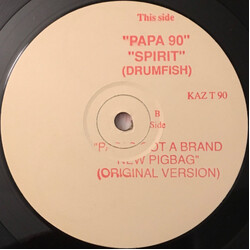 Drumfish Papa '90 / Spirit USED VINYL 12INCH SINGLE SIDED MISPRESS WHITE LABEL