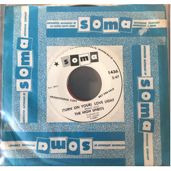 The High Spirits (Turn On Your) Love Lights USED VINYL 7INCH 45 RPM SINGLE PROMO