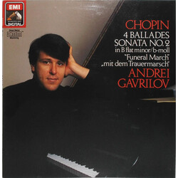Andrei Gavrilov / Frédéric Chopin 4 Ballades, Sonata No. 2 In B Flat Minor/B-Moll "Funeral March" / "Mit Dem Trauermarsch" Vinyl LP USED