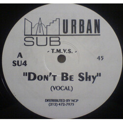 T.M.V.S. Don't Be Shy USED VINYL 12INCH 45 RPM
