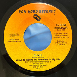 Bumie Jesus Is Gonna Do Wonders In My Life / Rejoice USED VINYL 7INCH 45 RPM