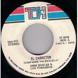 Emir Boscán Y Los Tomasinos El Carreton / Mi Sueno Dorado USED VINYL 7INCH 45 RPM