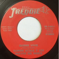 Los Bravos del Norte de Ramón Ayala Quiero Vivir / Las Tres Desalmados USED VINYL 7INCH 45 RPM SINGLE STEREO