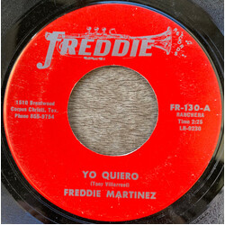 Freddie Martinez Yo Quiero / Quisiera Ser Tu Sombra USED VINYL 7INCH 45 RPM SINGLE