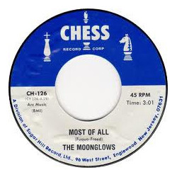 The Moonglows Most Of All USED VINYL 7INCH 45 RPM SINGLE