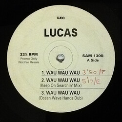 Lucas (2) Wau Wau Wau USED VINYL 12INCH PROMO 33 S RPM