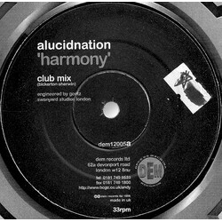 Alucidnation Harmony USED VINYL 12INCH