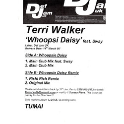Terri Walker Whoopsi Daisy USED VINYL 12INCH PROMO WHITE LABEL