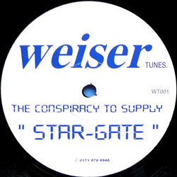 The Conspiracy To Supply Star Gate USED VINYL 12INCH 45 RPM SINGLE SIDED