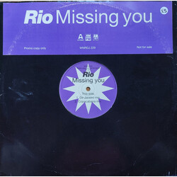 Rio (10) Missing You USED VINYL 12INCH PROMO