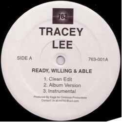 Tracey Lee Ready, Willing And Able / Get On It USED VINYL 12INCH
