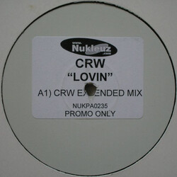 CRW Lovin USED VINYL 12INCH SINGLE SIDED WHITE LABEL PROMO