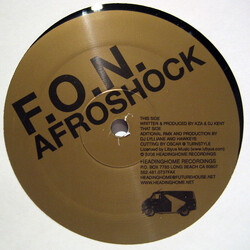 Force Of Nature Afroshock USED VINYL 12INCH 45 RPM 33 S RPM