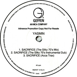 Yasmin (2) Sacrifice USED VINYL 12INCH PROMO