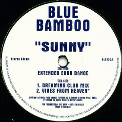 Blue Bamboo Sunny USED VINYL 12INCH PROMO 33 S RPM