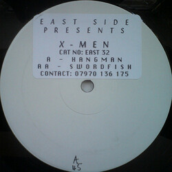 X Men Hangman / Swordfish USED VINYL 12INCH 45 RPM PROMO WHITE LABEL