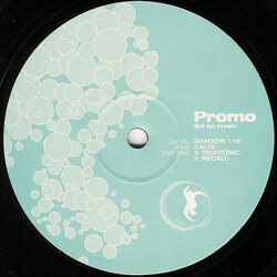 Calyx Techtonic / Recall USED VINYL 12INCH PROMO 33 S RPM 45 RPM
