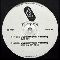 The Son Jus' Stay (Right There) USED VINYL 12INCH 45 RPM PROMO