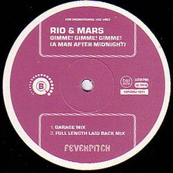 Rio & Mars Gimme! Gimme! Gimme! (A Man After Midnight) (Promo 1) USED VINYL 12INCH 33 S RPM PROMO