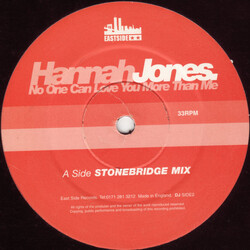 Hannah Jones No One Can Love You More Than Me USED VINYL 12INCH 33 S RPM